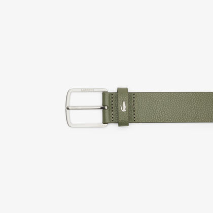Grained Leather Belt