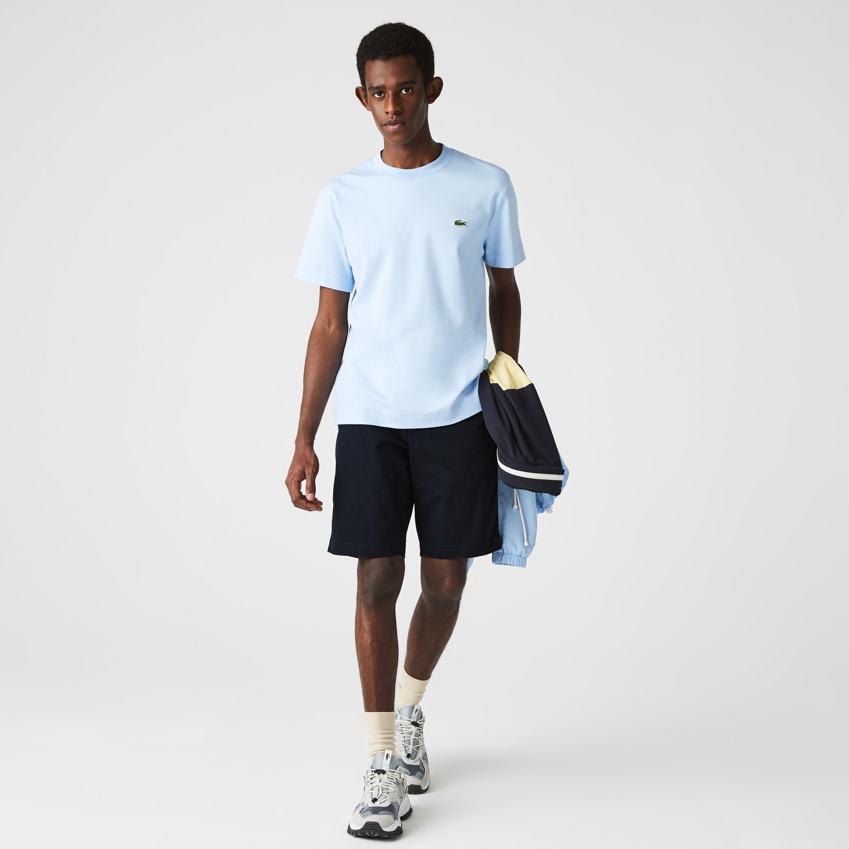 Men's Slim Fit Stretch Gabardine Bermuda Shorts Men's Slim Fit Stretch Gabardine Bermuda Shorts