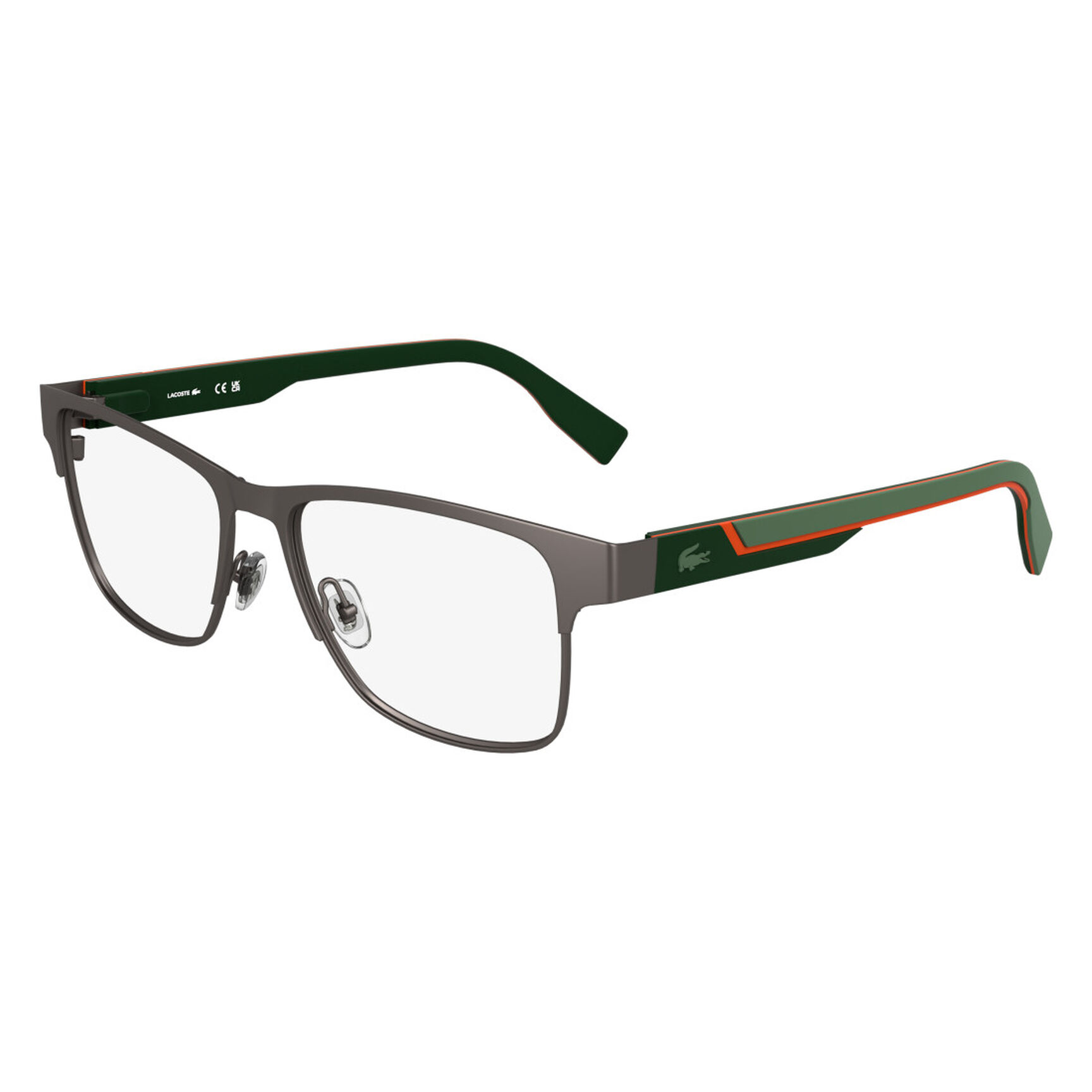 Lacoste Magnetic Clip-On Rectangular Sunglasses