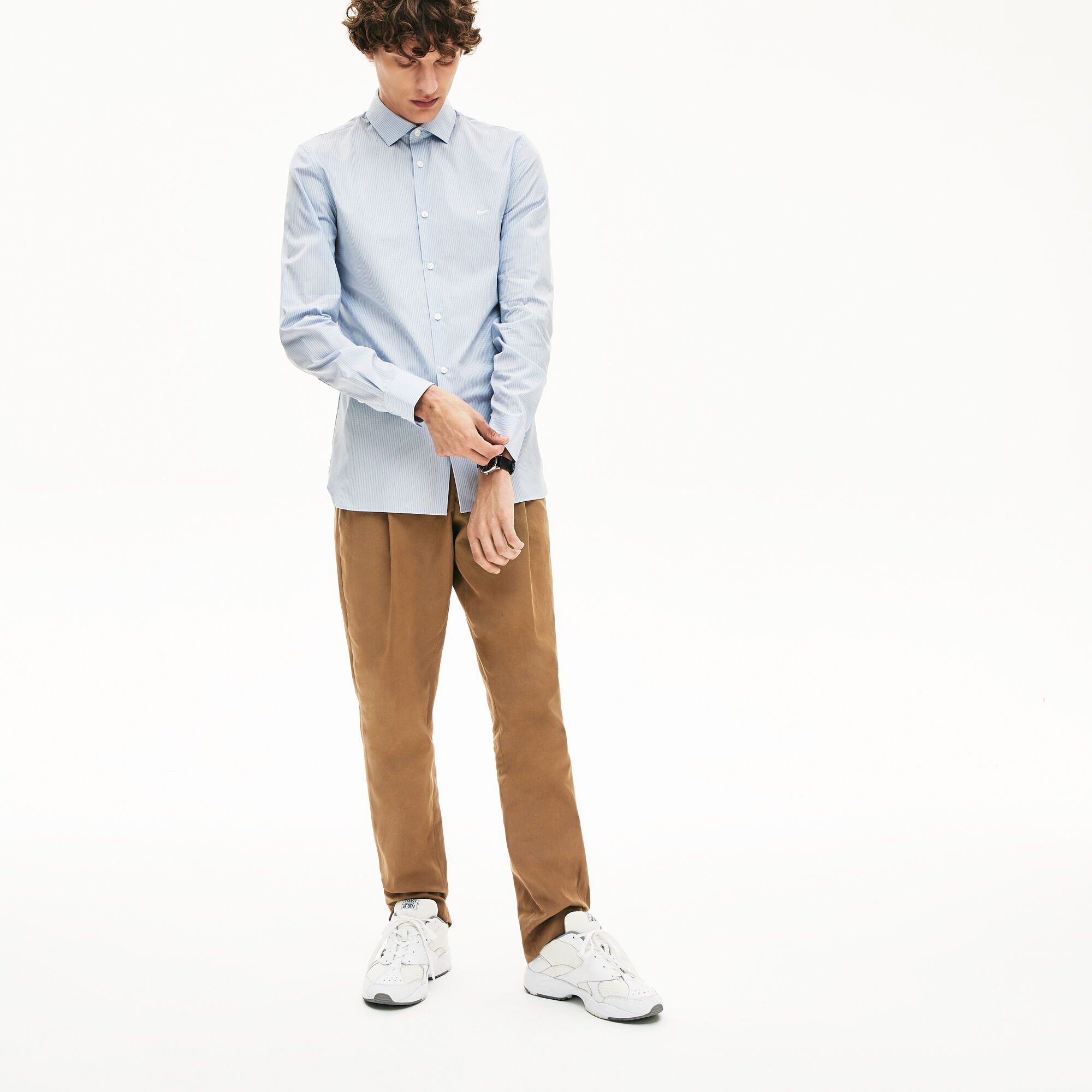 Men's Striped Poplin Shirt Men's Striped Poplin Shirt