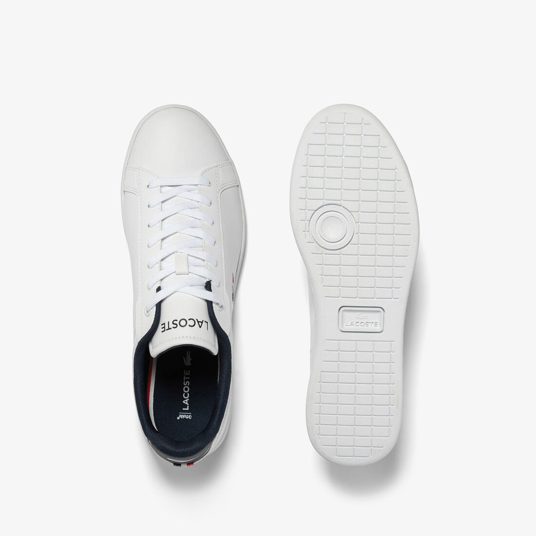 Men's Lacoste Carnaby Pro Leather Tricolour Trainers Men's Lacoste Carnaby Pro Leather Tricolour Trainers