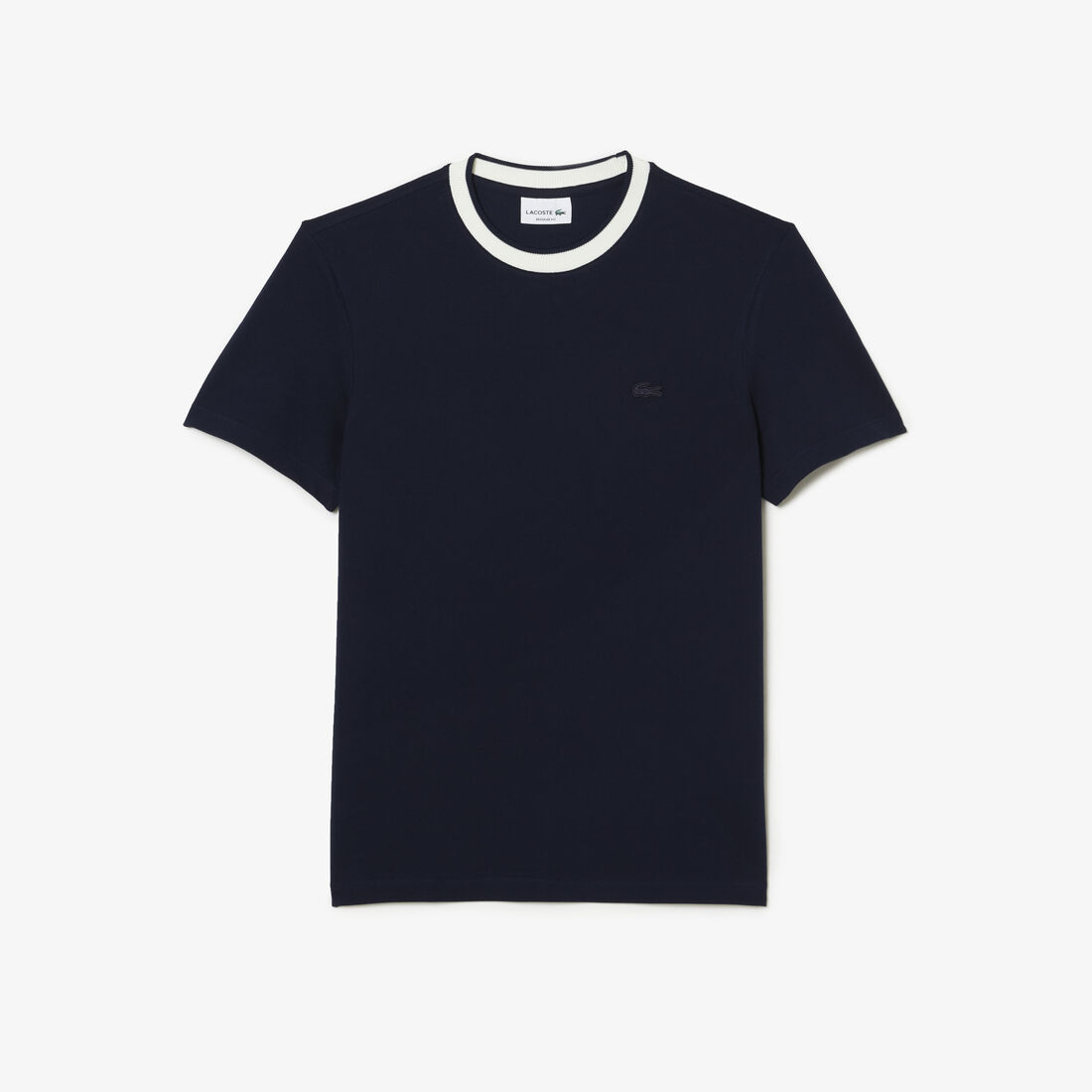 Men's Lacoste Regular Fit Stretch Pique T-shirt Men's Lacoste Regular Fit Stretch Pique T-shirt