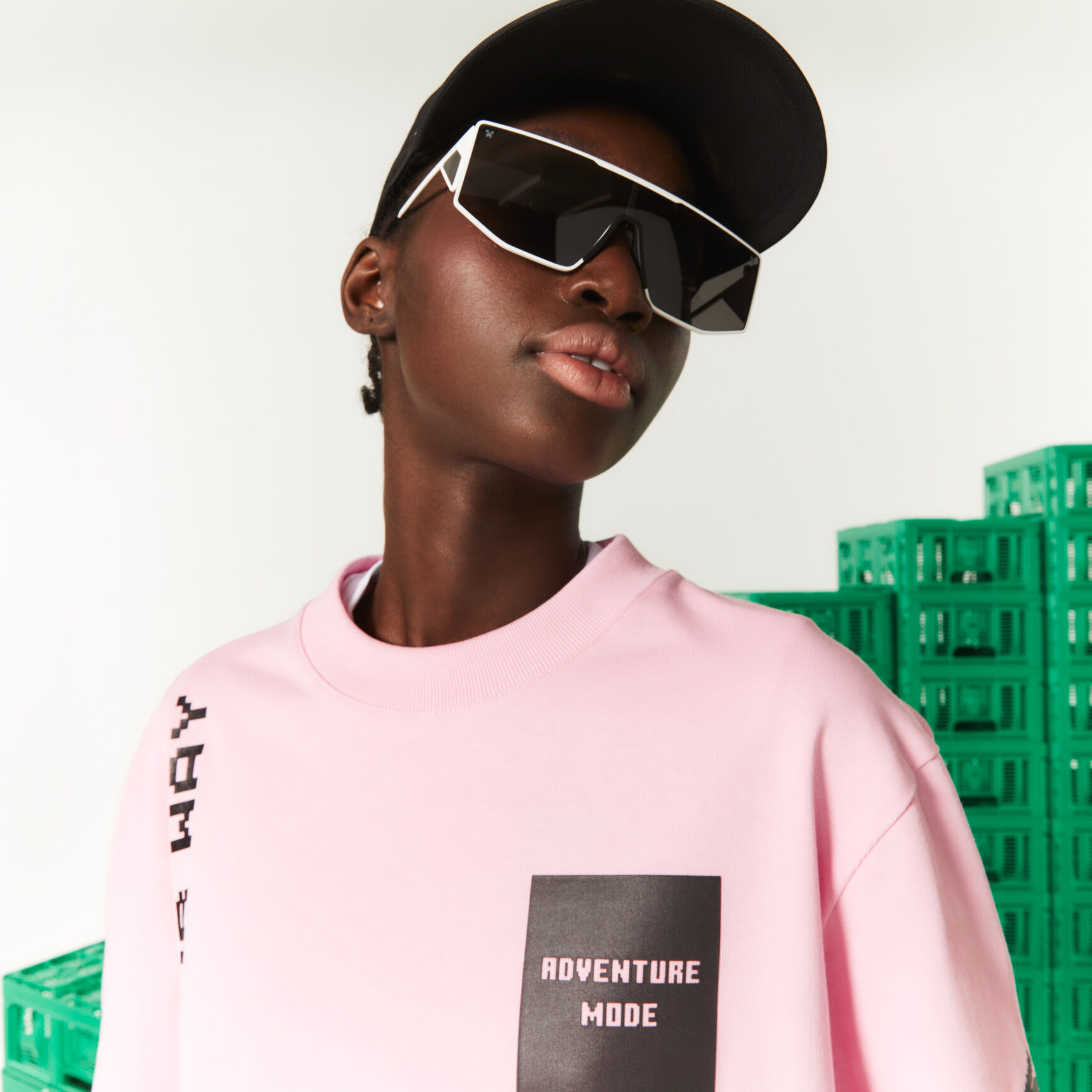 Women's Lacoste L!VE x Minecraft Short Organic Cotton T-Shirt