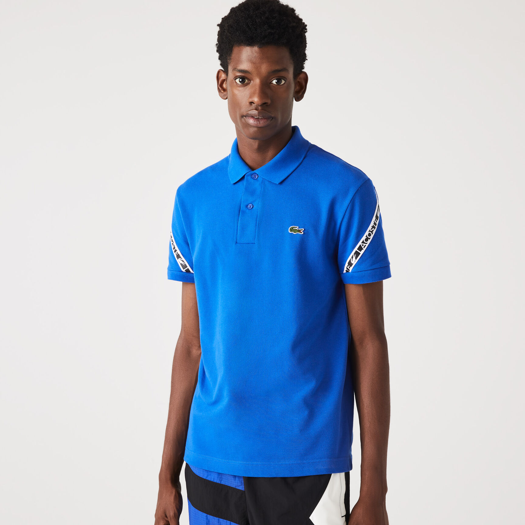 تيشيرت بولو لاكوست بيكيه ميني مطاطي بقصة عادية للرجال