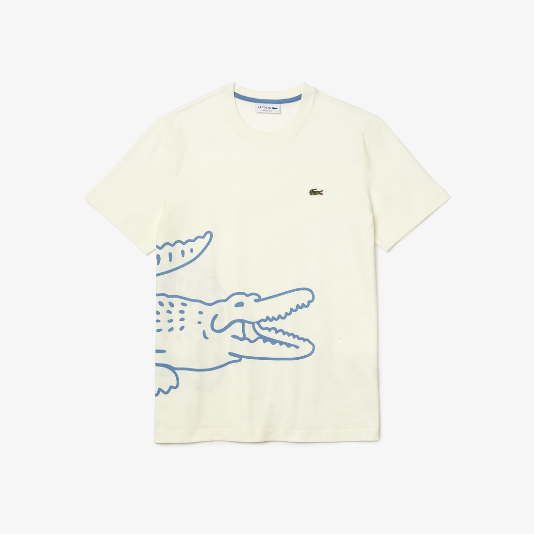 Men’s Crew Neck Crocodile Print Organic Cotton T-shirt Men’s Crew Neck Crocodile Print Organic Cotton T-shirt