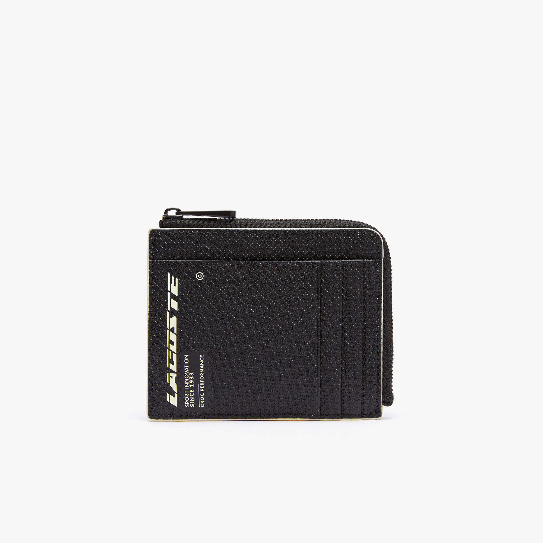 men s lacoste contrast inscription card holder