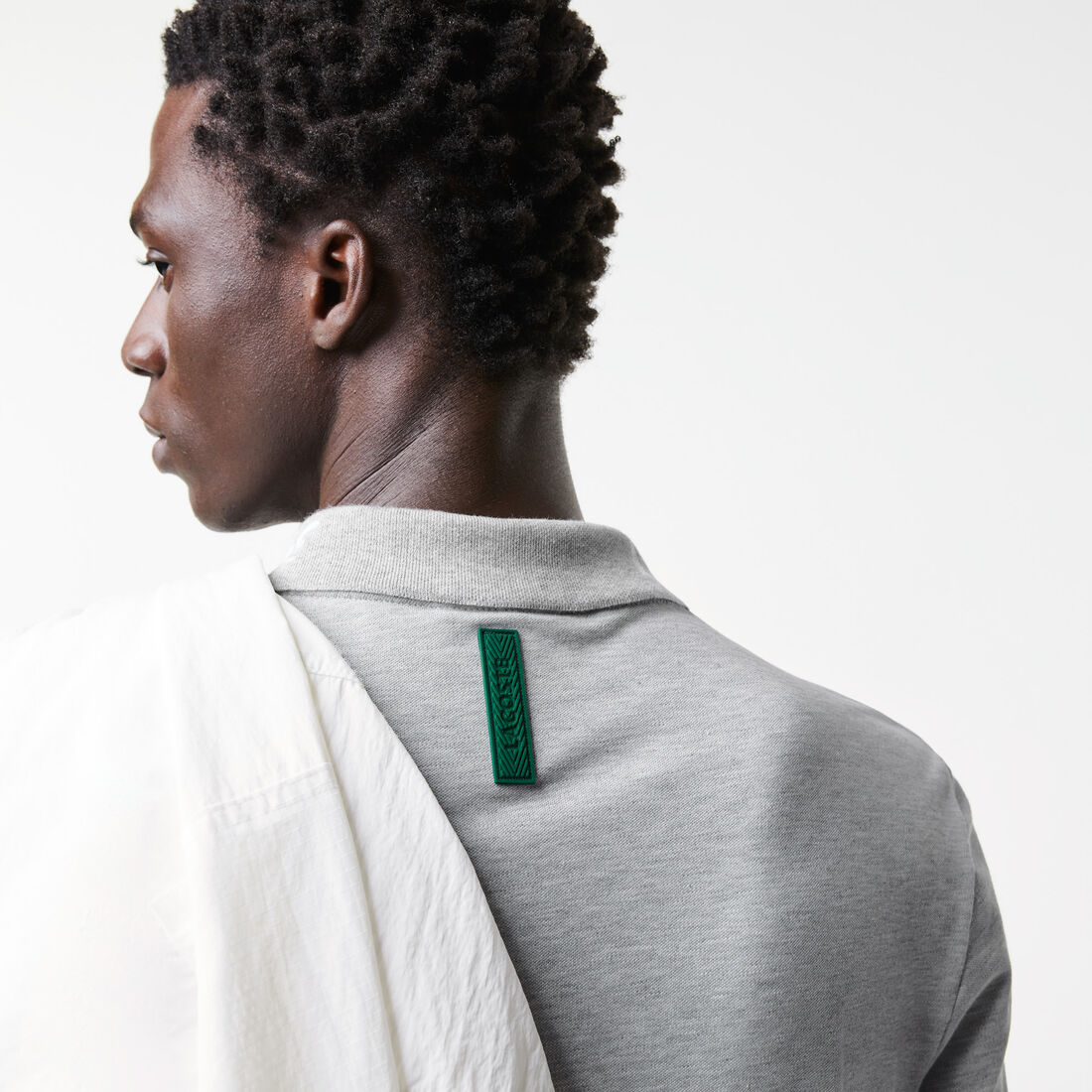 Men's Lacoste Branded Slim Fit Stretch Pique Polo Men's Lacoste Branded Slim Fit Stretch Pique Polo