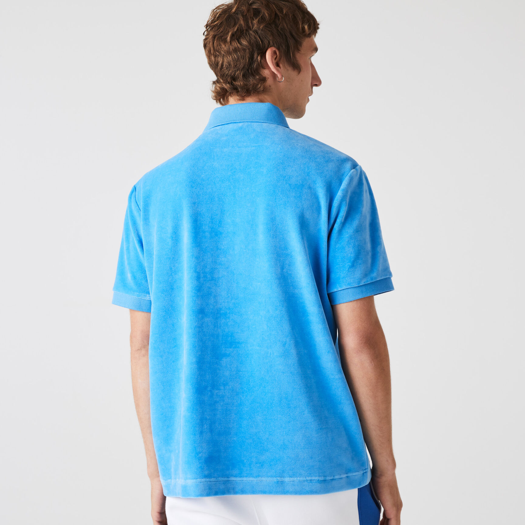 Men's Lacoste Classic Fit Cotton Velvet Polo Men's Lacoste Classic Fit Cotton Velvet Polo
