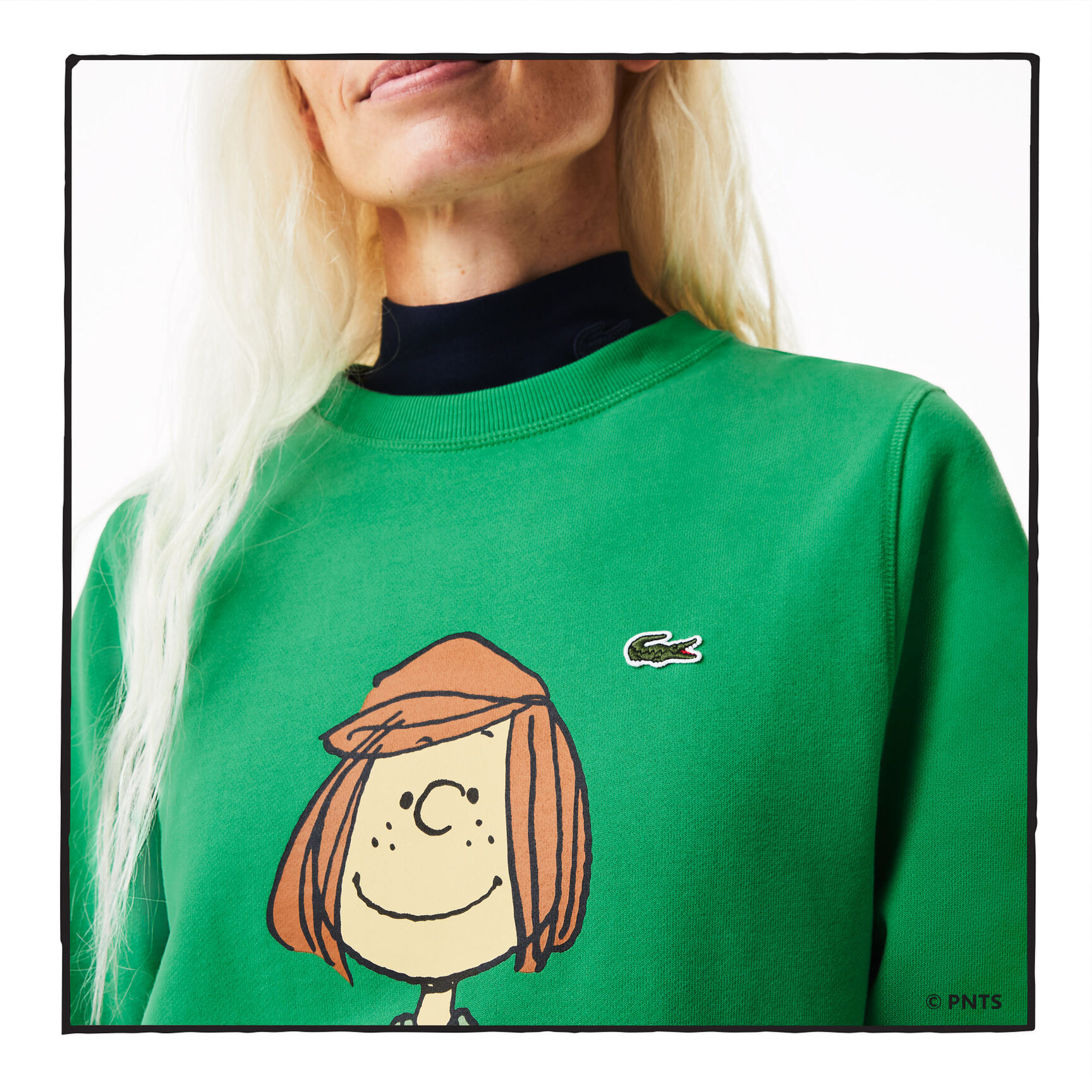 Women's Lacoste x Peanuts Crew Neck Organic Cotton Sweatshirt
