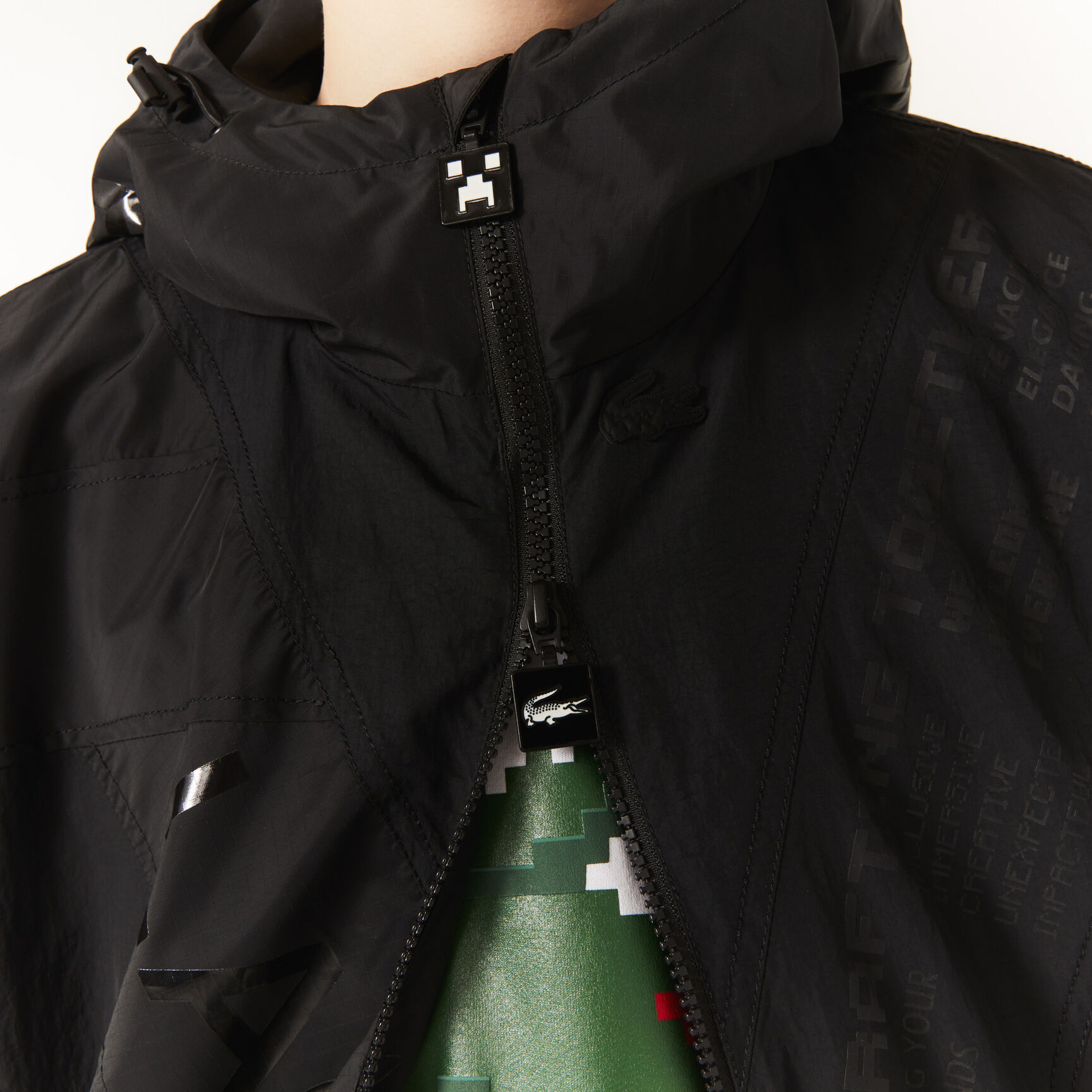 Unisex Lacoste L!VE x Minecraft Zippered Jacket Unisex Lacoste L!VE x Minecraft Zippered Jacket