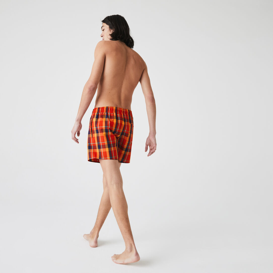 Men’s Check Print Swimming Trunks Men’s Check Print Swimming Trunks