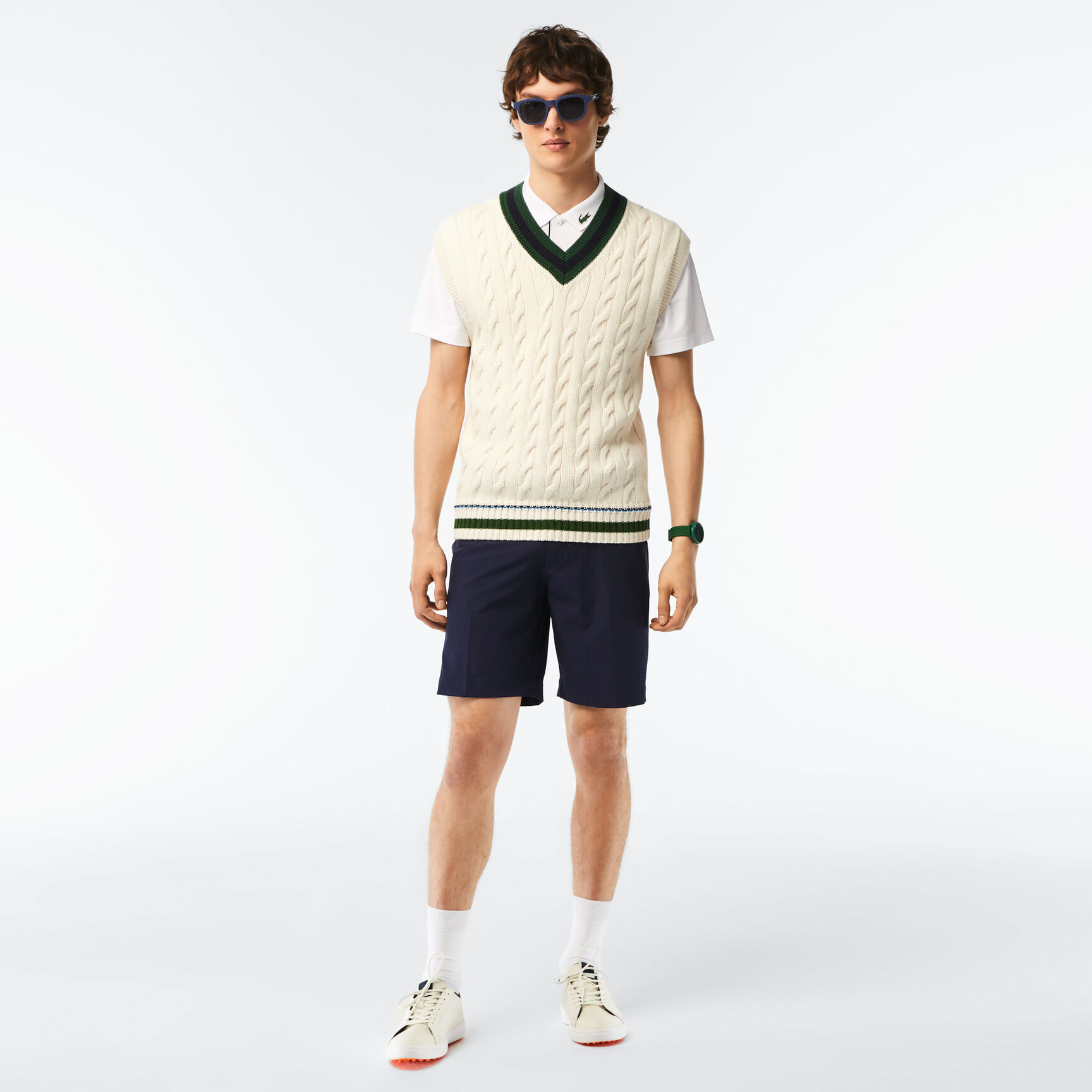 Men's Lacoste SPORT Lightweight Stretch Golf Bermuda Shorts