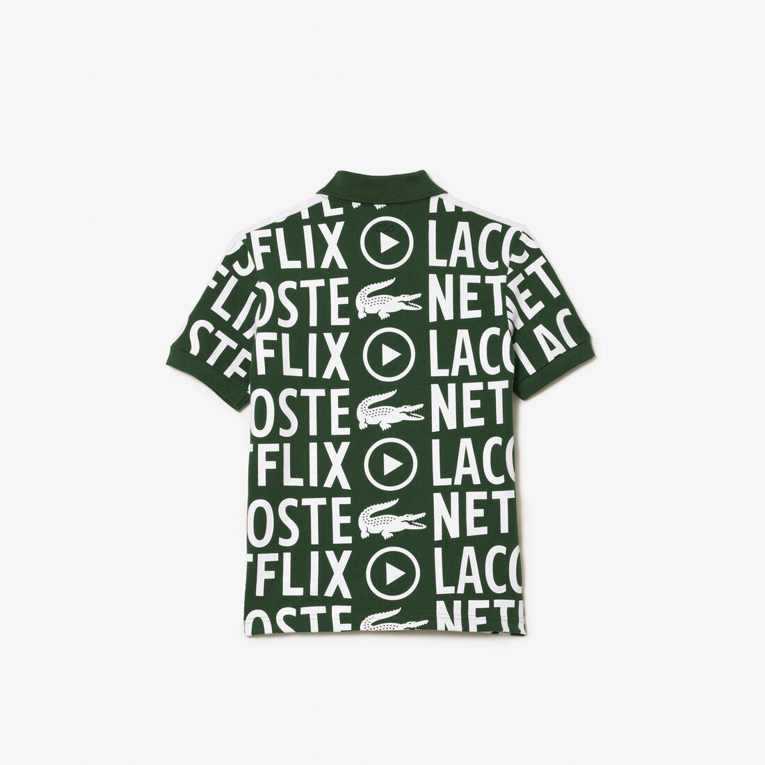 تيشيرت بولو لاكوست بطبعة بلون مغاير للأطفال مجموعة Lacoste x Netflix تيشيرت بولو لاكوست بطبعة بلون مغاير للأطفال مجموعة Lacoste x Netflix