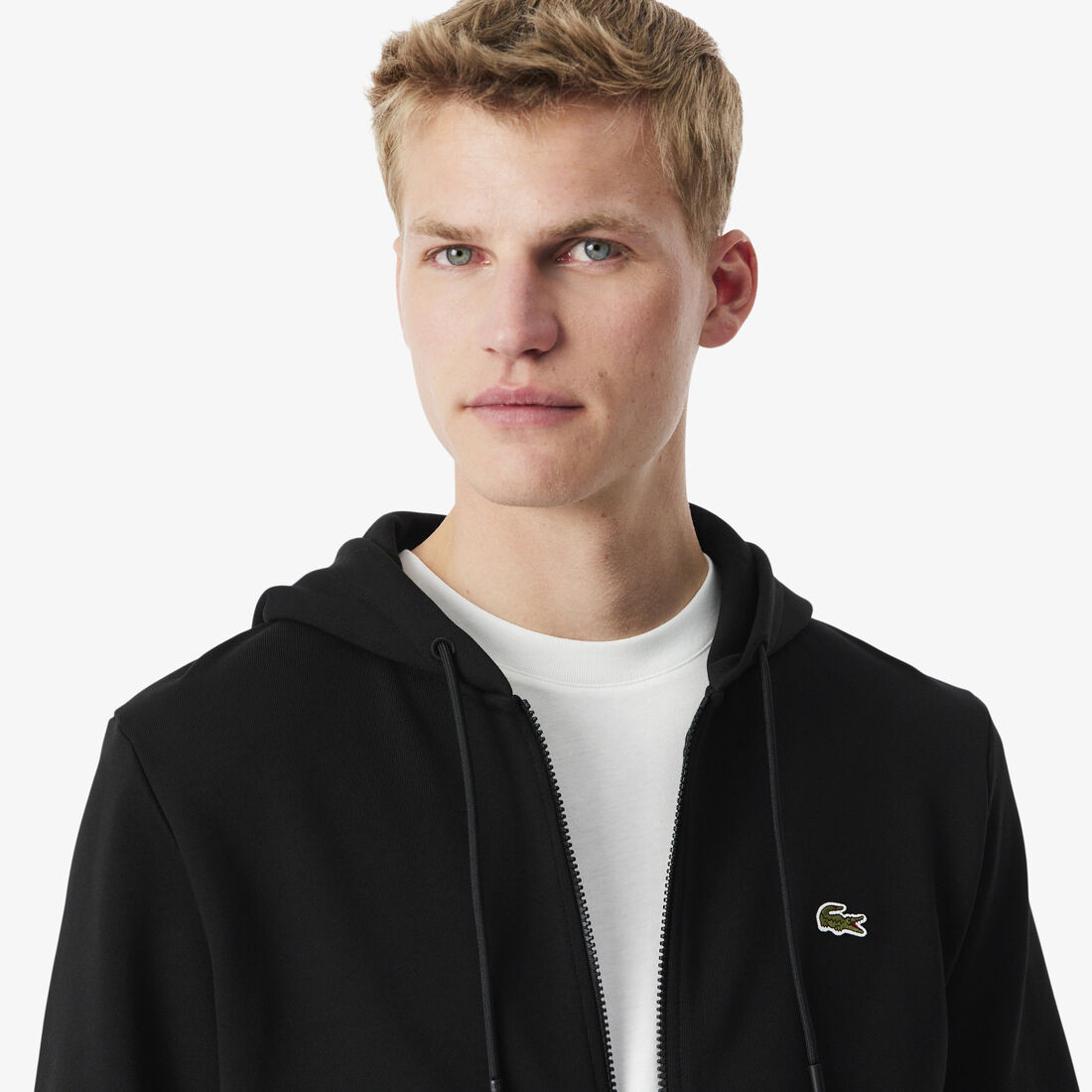 Classic Fit Zipped Fleece Sweatshirt