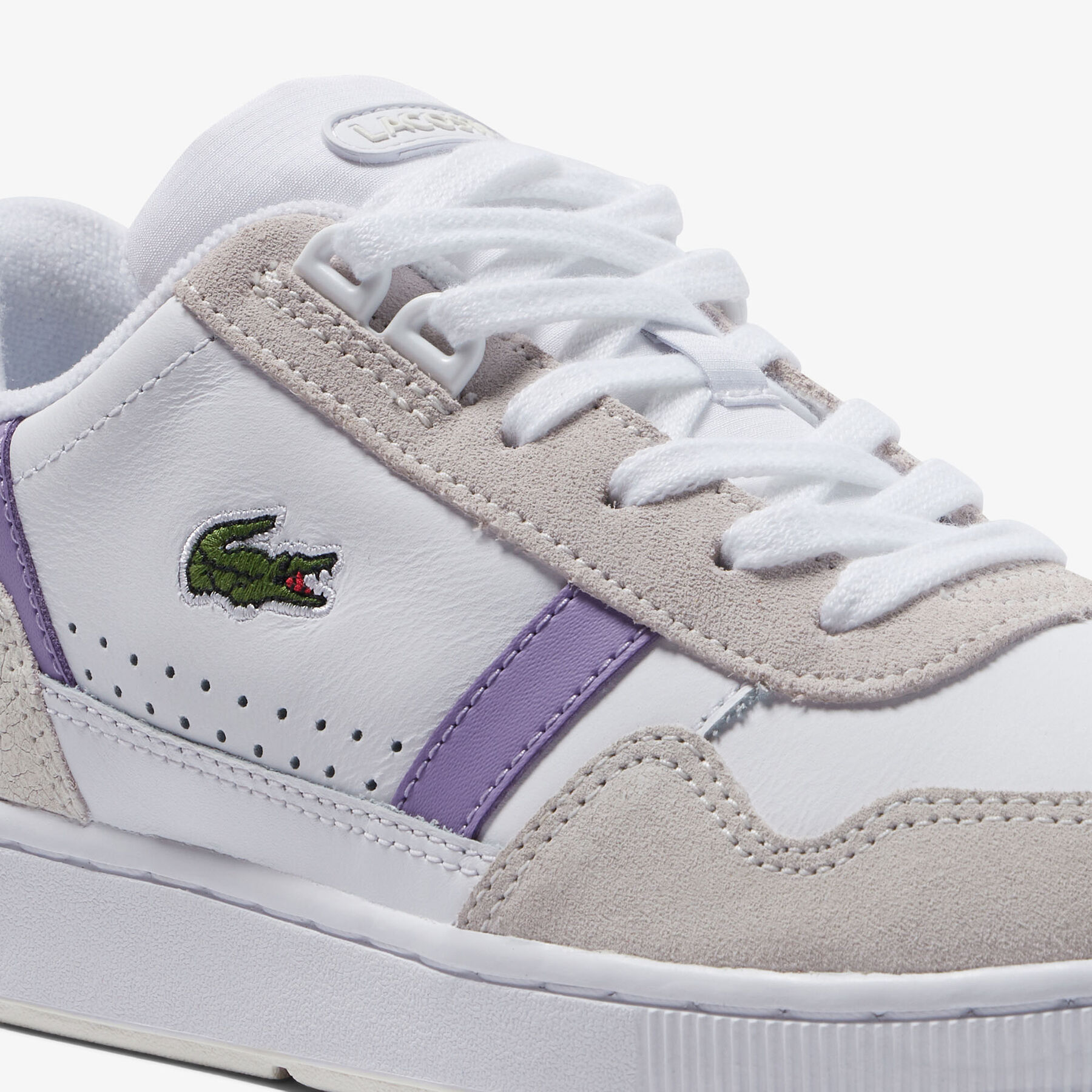 Women's Lacoste T-Clip Leather Sneakers women s lacoste t clip leather sneakers