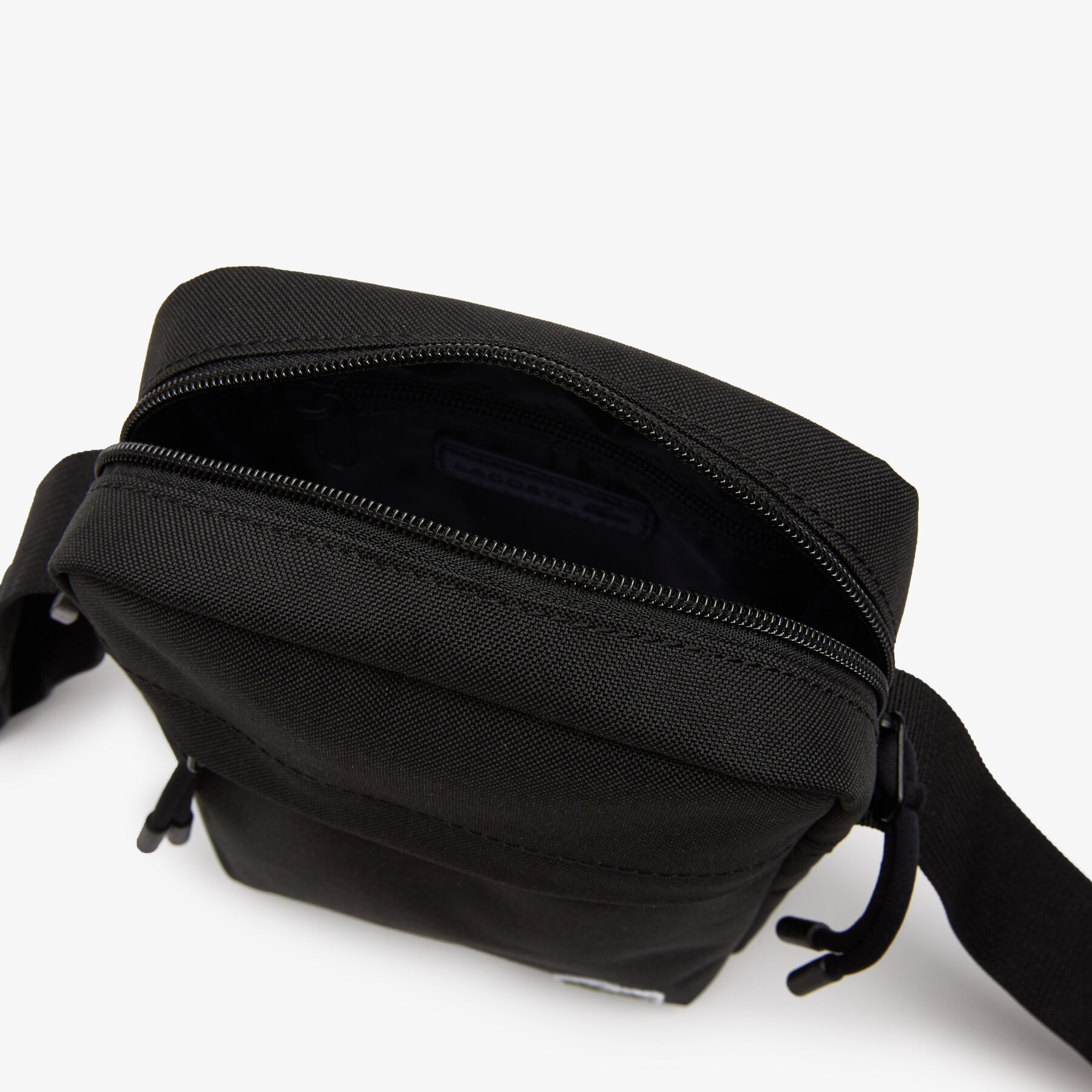 unisex lacoste zip crossover bag