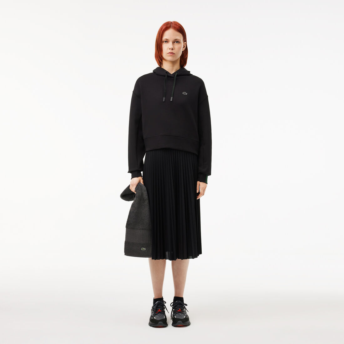 تنورة نسائية بطيات بخصر مطاطي تنورة نسائية بطيات بخصر مطاطي