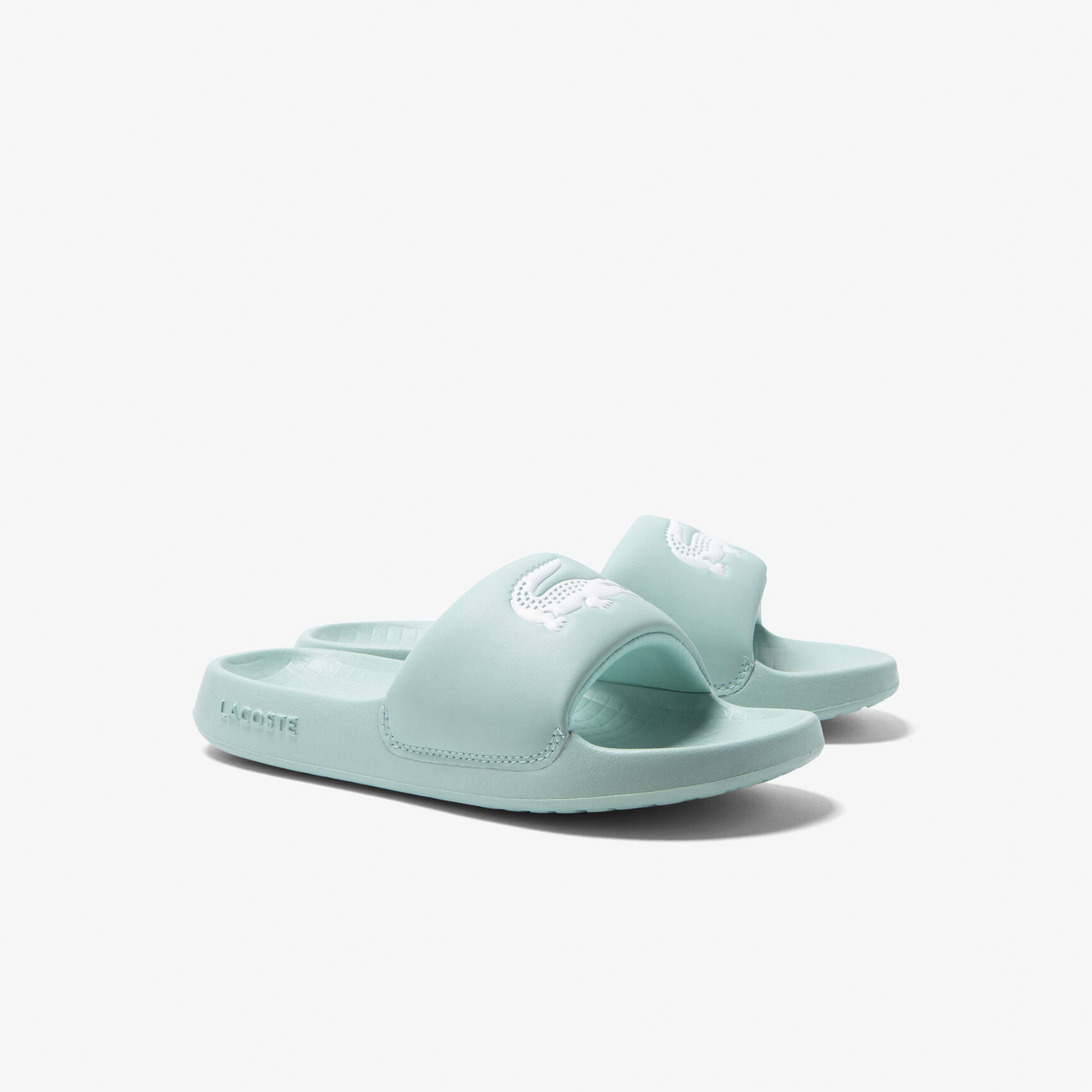 Buy Women's Lacoste Croco Synthetic Slides Lacoste EG