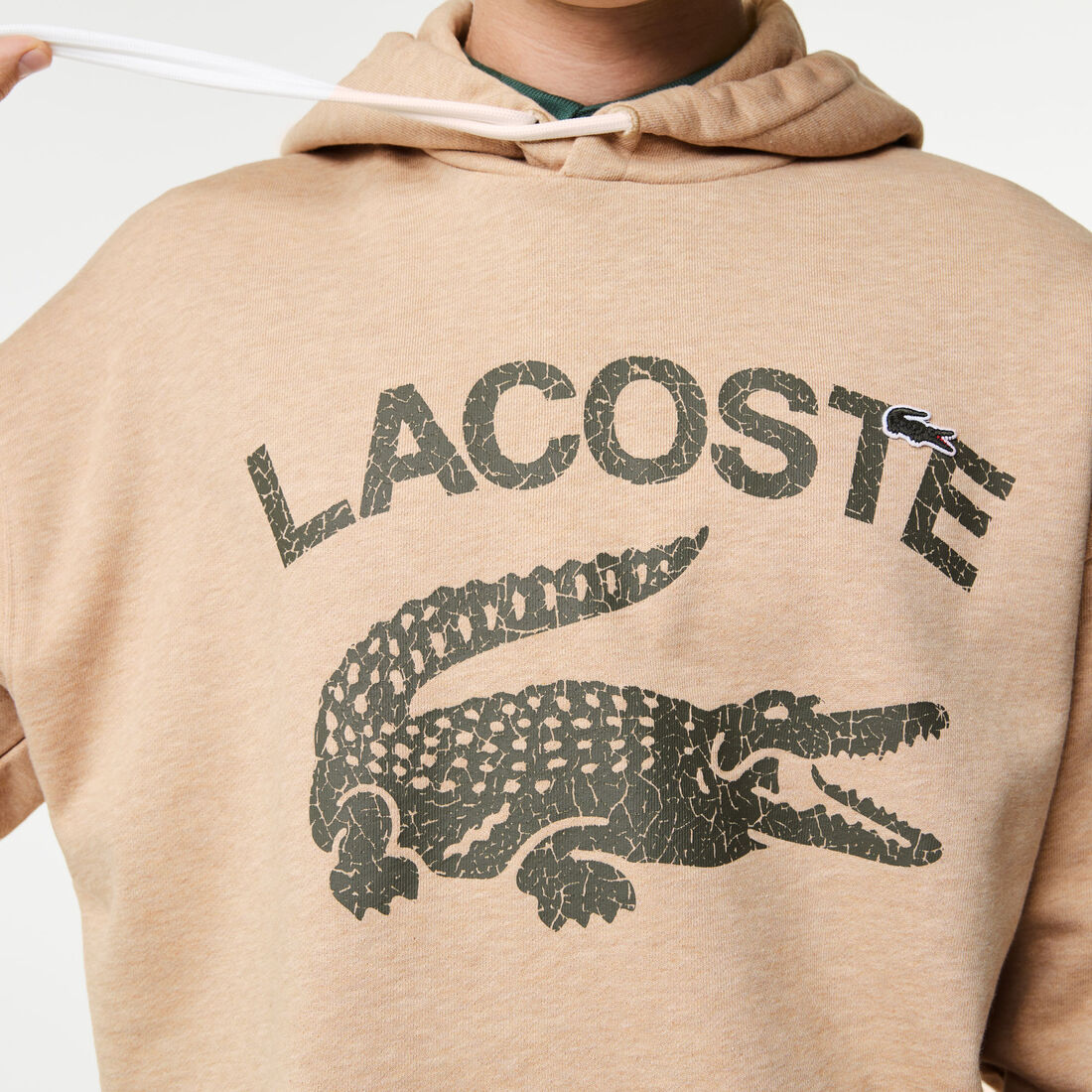 Men's Loose Fit Crocodile Hooded Sweatshirt Men's Loose Fit Crocodile Hooded Sweatshirt