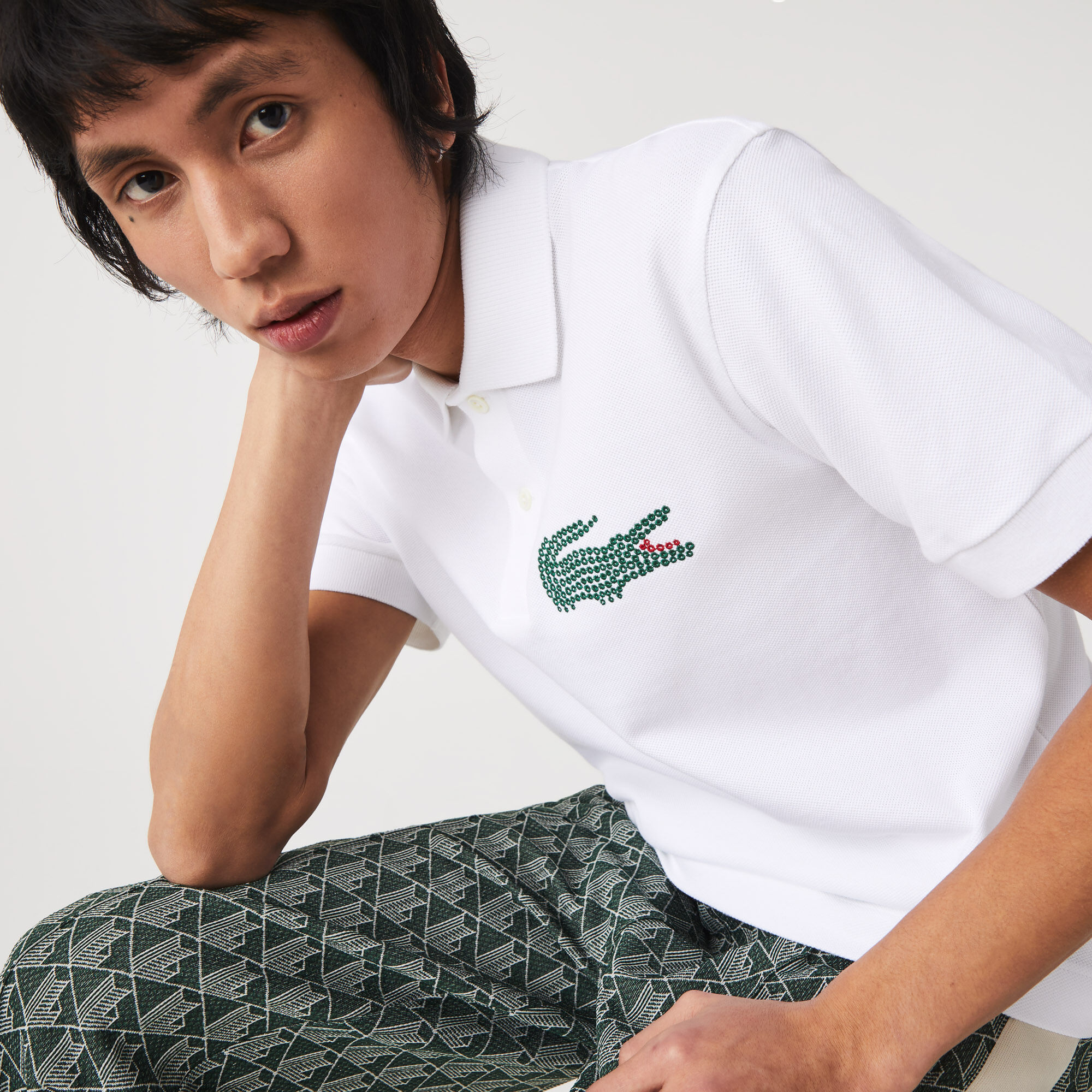 Buy Men s Lacoste Made in France Classic Fit Organic Cotton Polo