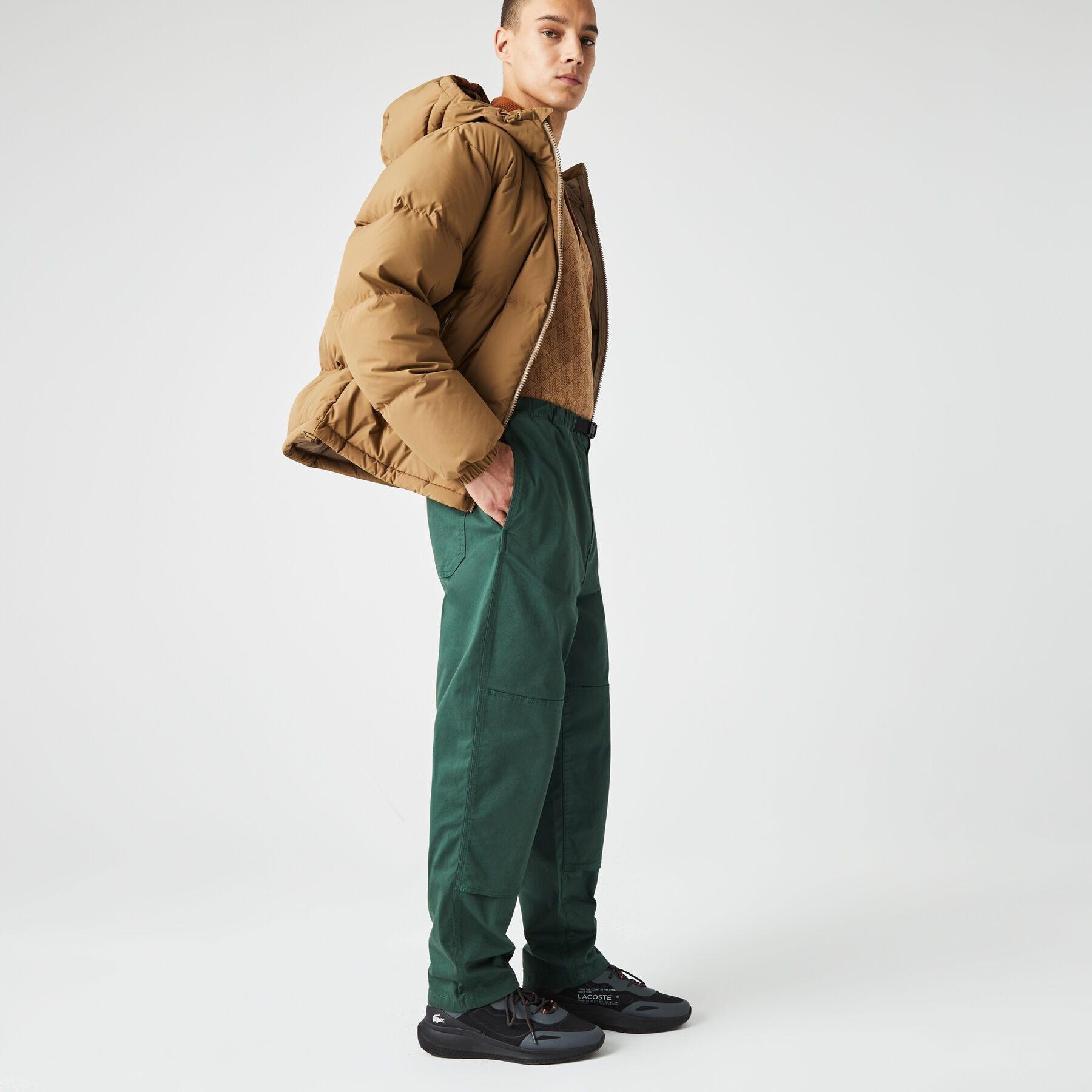 Men's Lacoste Organic Cotton Gabardine Chinos men s lacoste organic cotton gabardine chinos