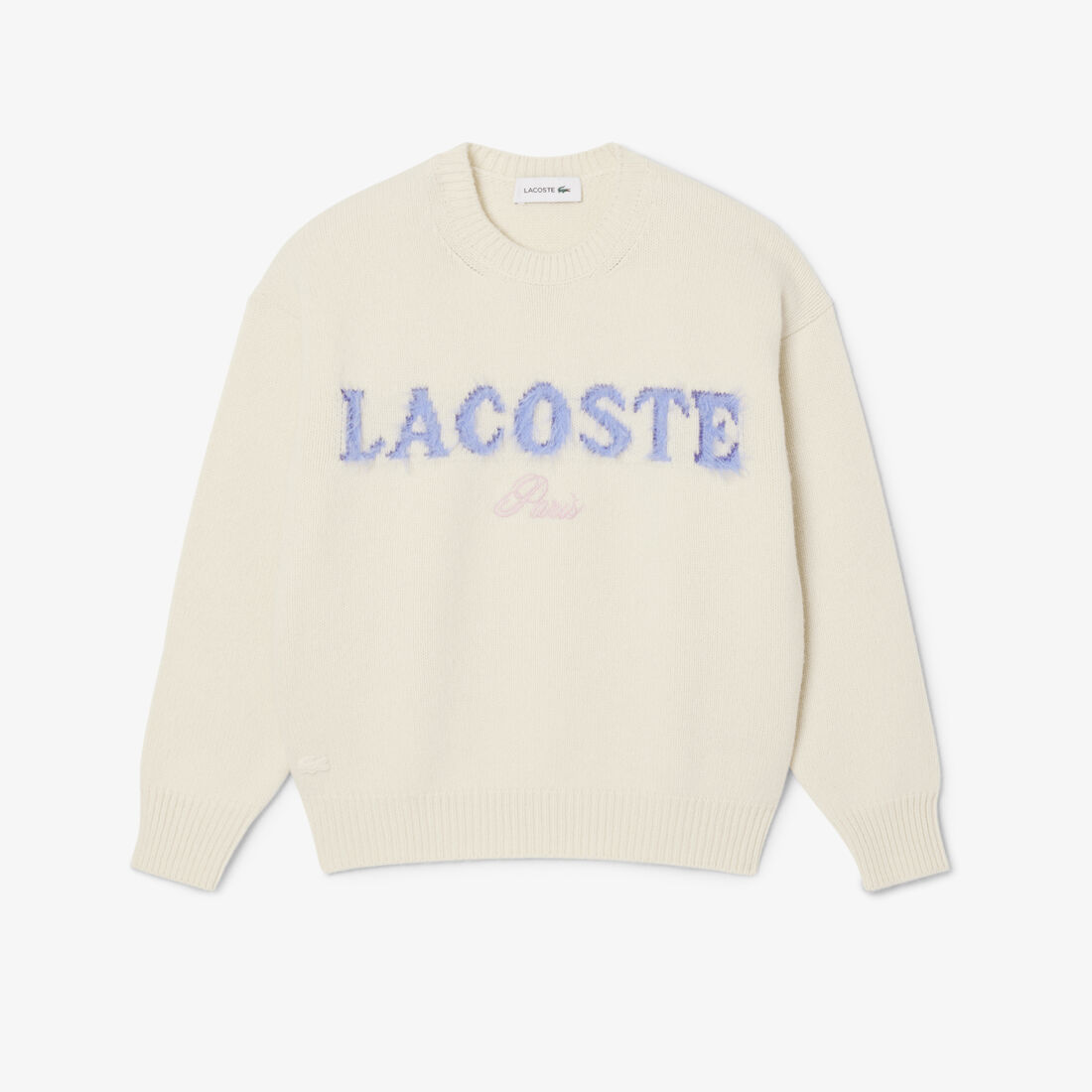 سترة صوفية إنتارسيا ممشطة بشعار الماركة سترة صوفية إنتارسيا ممشطة بشعار الماركة