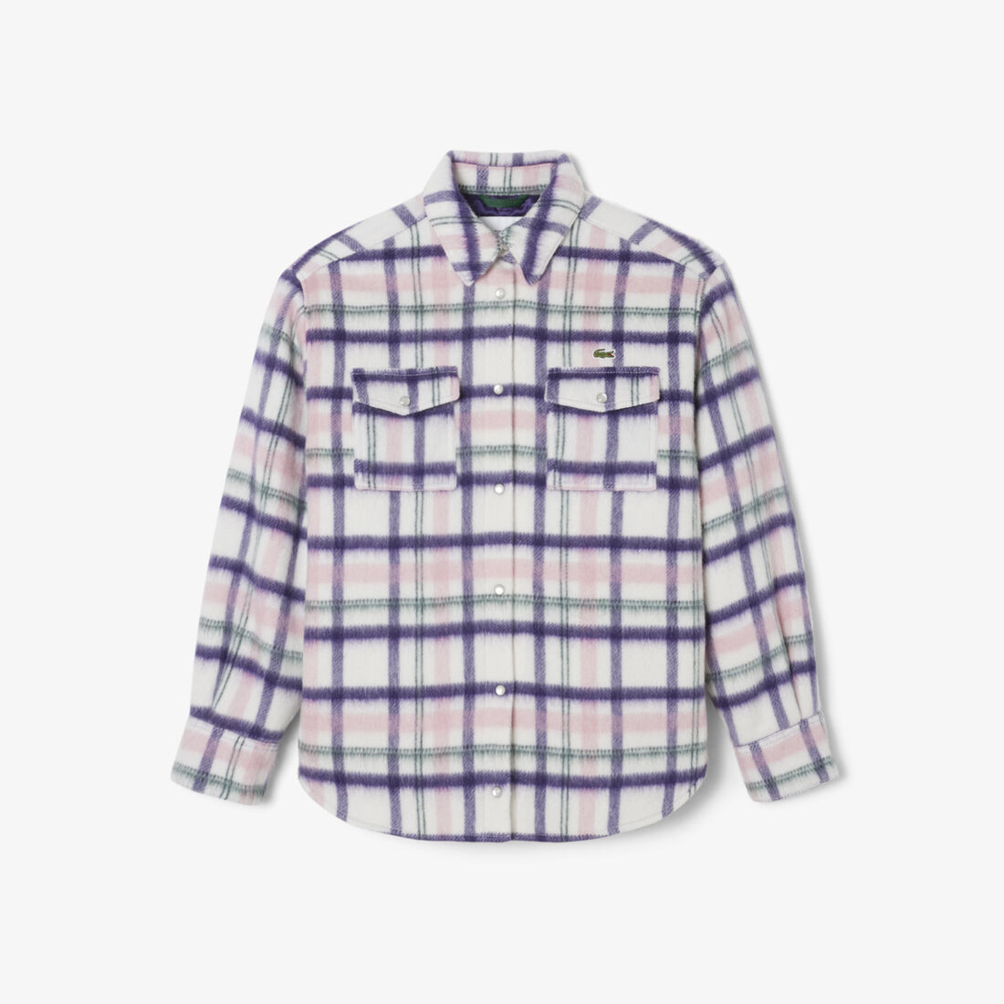 Oversized Quilted Wool Overshirt Oversized Quilted Wool Overshirt