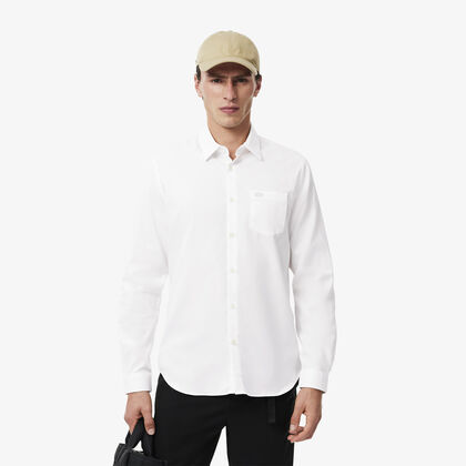 Men's Regular Fit Solid Cotton Shirt