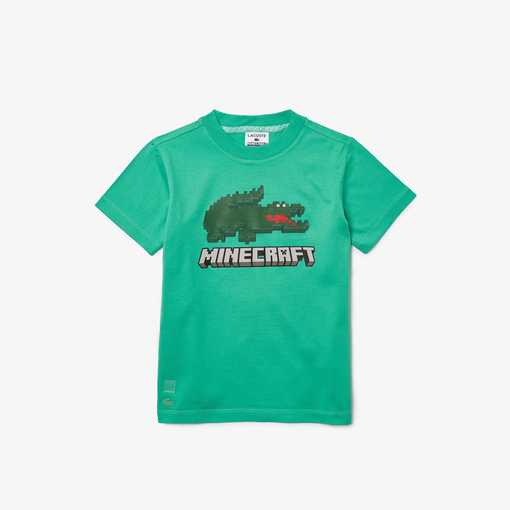 Kids' Lacoste x Minecraft Print Organic Cotton T-Shirt Kids' Lacoste x Minecraft Print Organic Cotton T-Shirt
