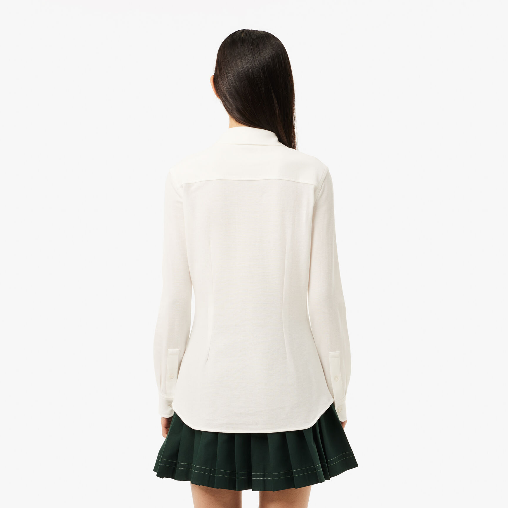 قميص بيكيه قطني بجيب