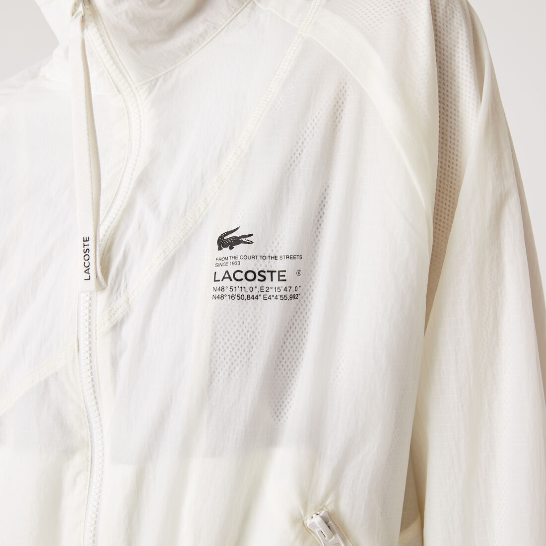 Women's Lacoste Mesh Lined Nylon Jacket Women's Lacoste Mesh Lined Nylon Jacket