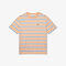 lacoste women s crew neck striped cotton t shirt