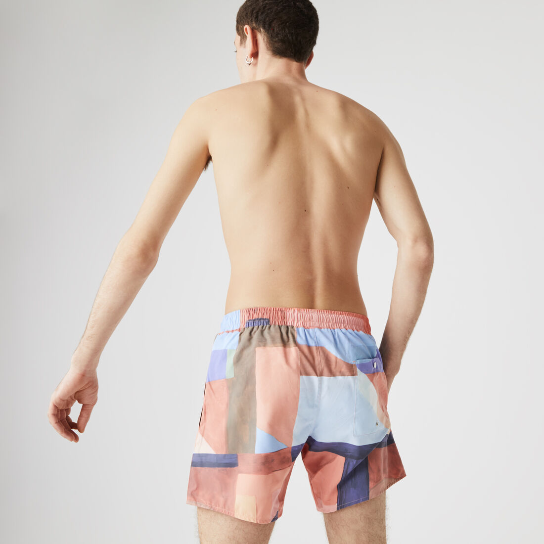 شورت سباحة للرجال خصر برباط وأنماط مطبوعة شورت سباحة للرجال خصر برباط وأنماط مطبوعة