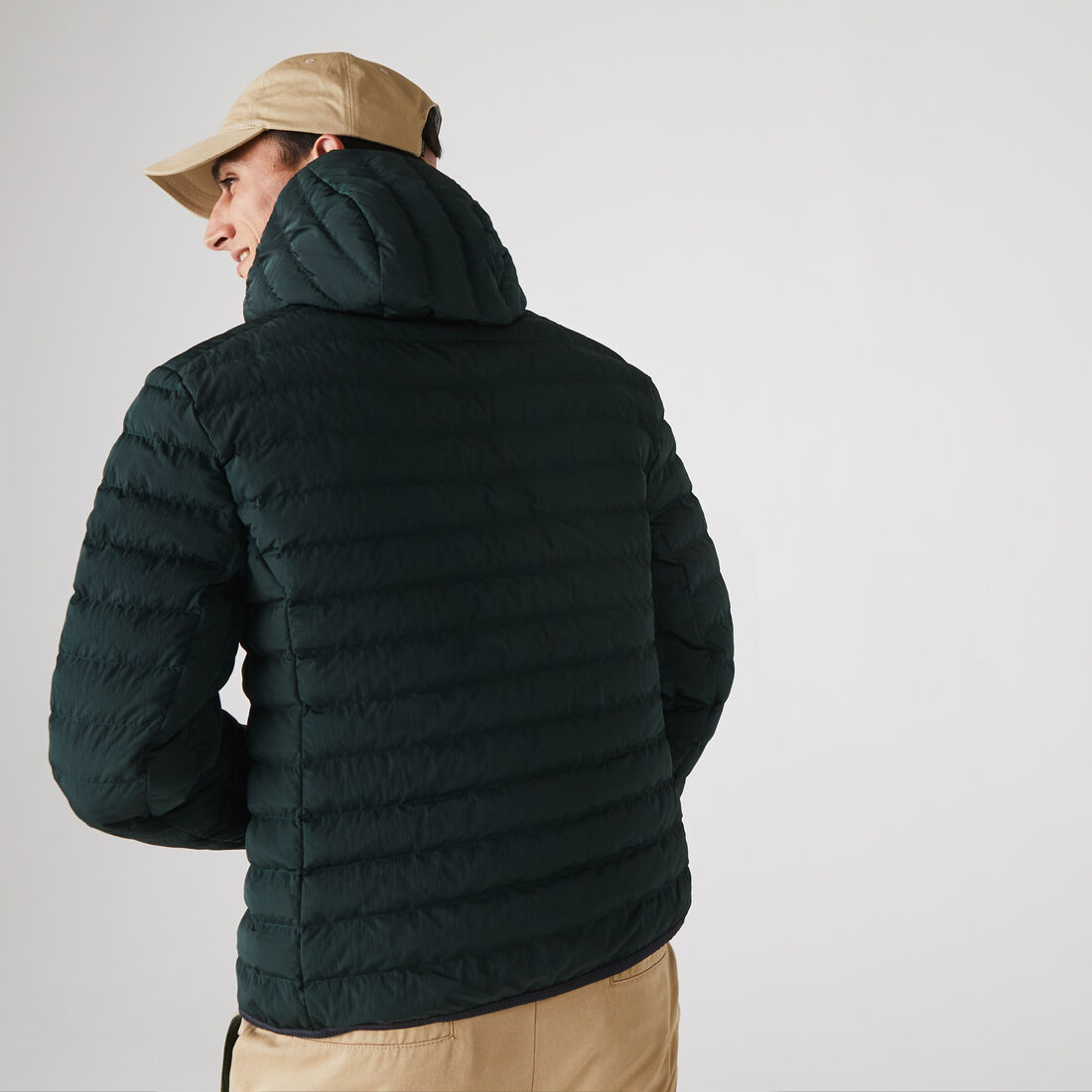 Men's Lightweight Foldable Hooded Water-Resistant Puffer Coat Men's Lightweight Foldable Hooded Water-Resistant Puffer Coat