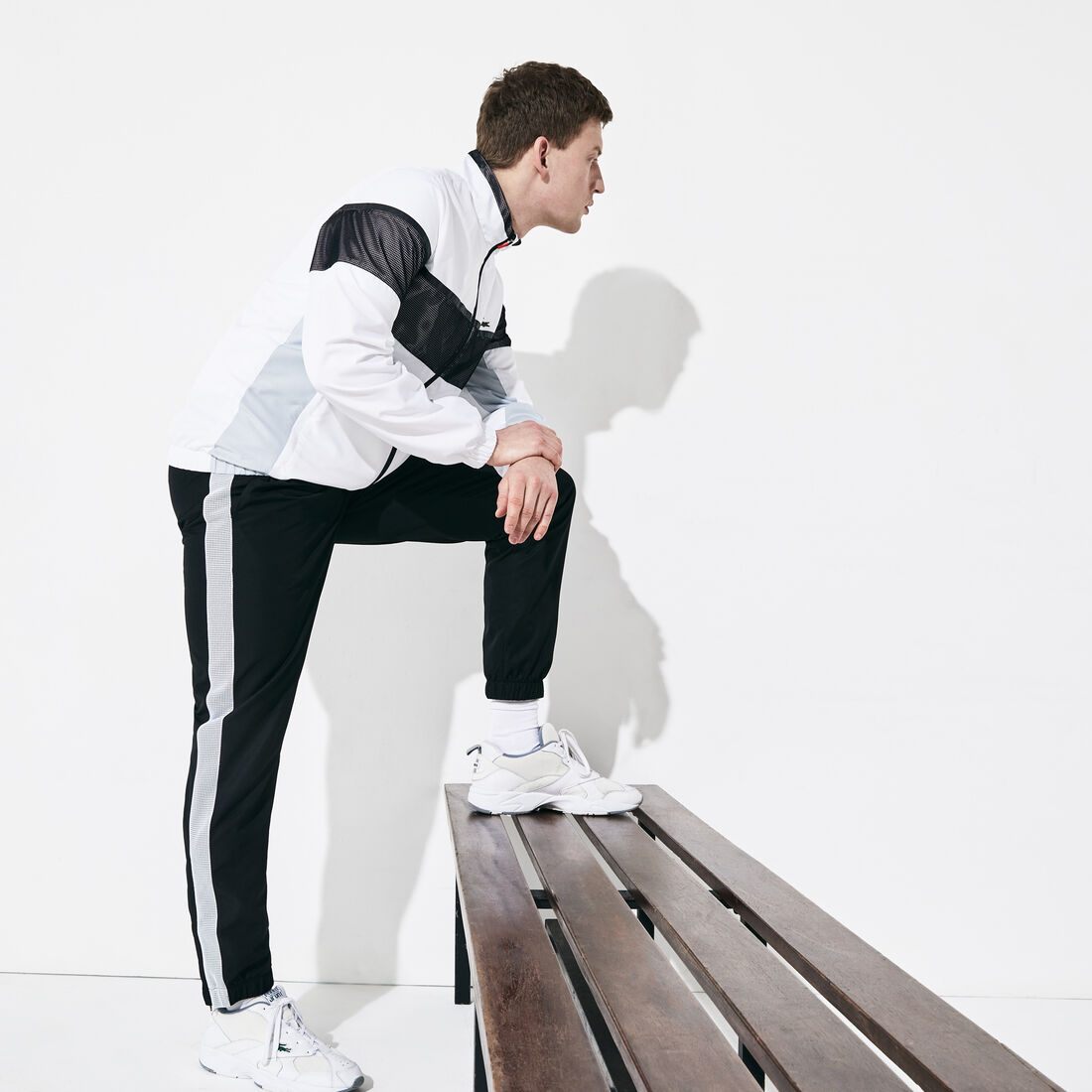 Men's Lacoste SPORT Taffeta And Jersey Tennis Tracksuit Men's Lacoste SPORT Taffeta And Jersey Tennis Tracksuit