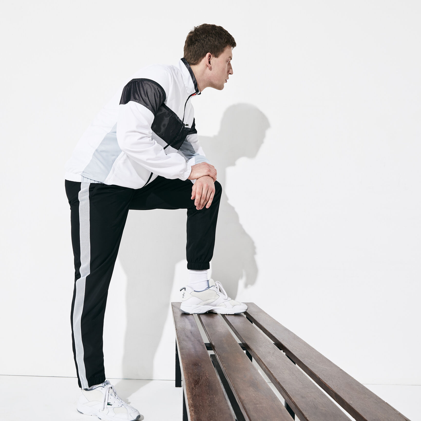 Men's Lacoste SPORT Taffeta And Jersey Tennis Tracksuit Men's Lacoste SPORT Taffeta And Jersey Tennis Tracksuit