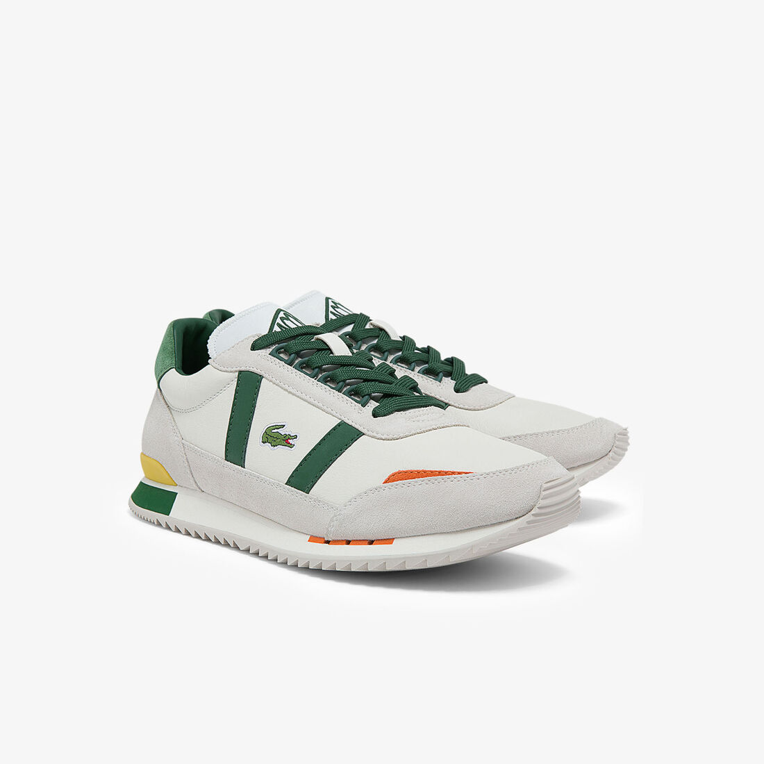 Men's Partner Retro Leather and Suede Sneakers Men's Partner Retro Leather and Suede Sneakers