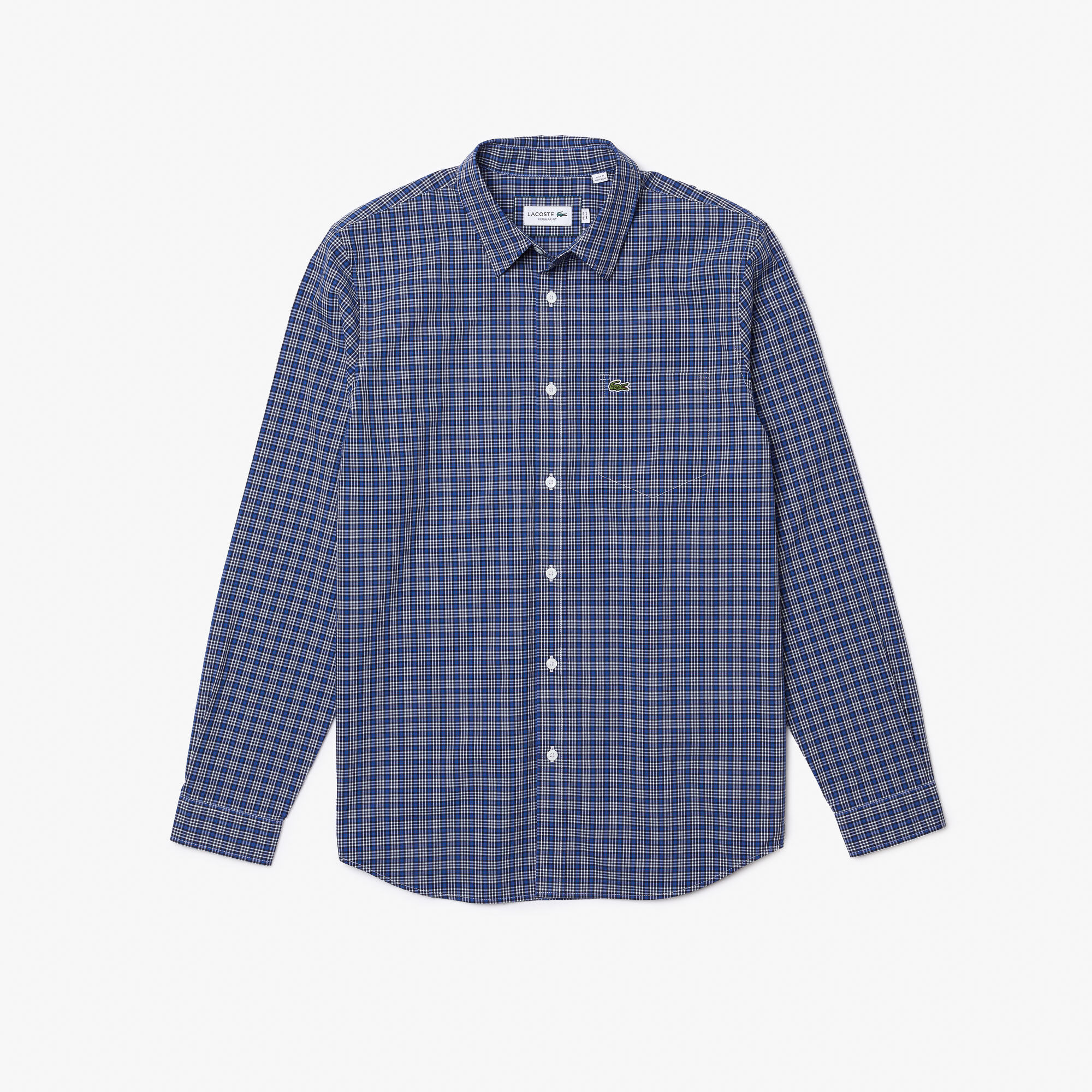 Men s Lacoste Regular Fit Check Print Shirt