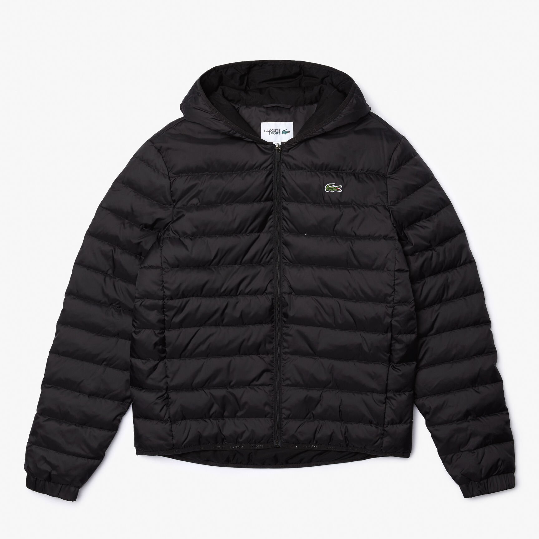 Men's Lacoste SPORT Hooded Water-Resistant Quilted Jacket Men's Lacoste SPORT Hooded Water-Resistant Quilted Jacket