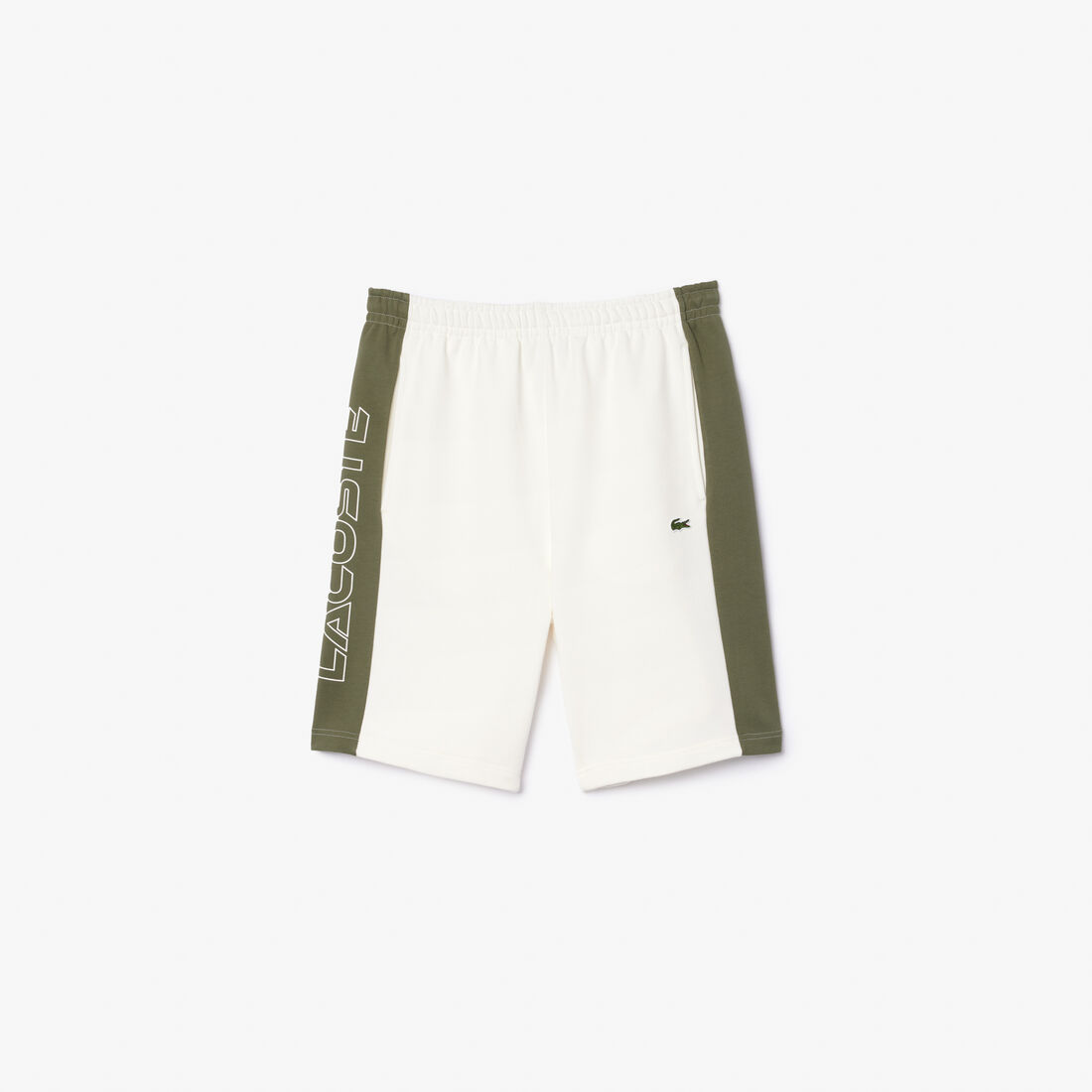 Printed Unbrushed Fleece Colourblock Jogger Shorts Printed Unbrushed Fleece Colourblock Jogger Shorts