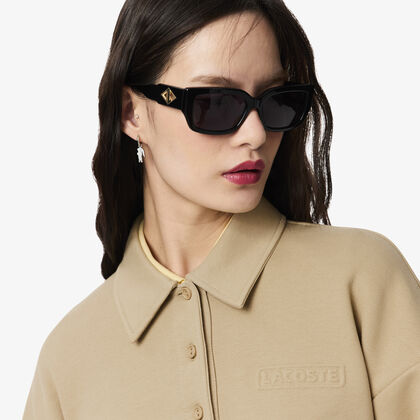 Polo Collar Sweatshirt