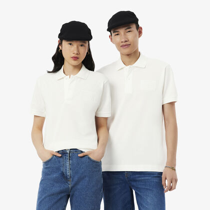 Classic Fit Embossed Branding Polo Shirt