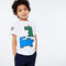 Boys' Crew Neck Croc Print Cotton T-shirt lacoste boys crew neck croc print cotton t shirt