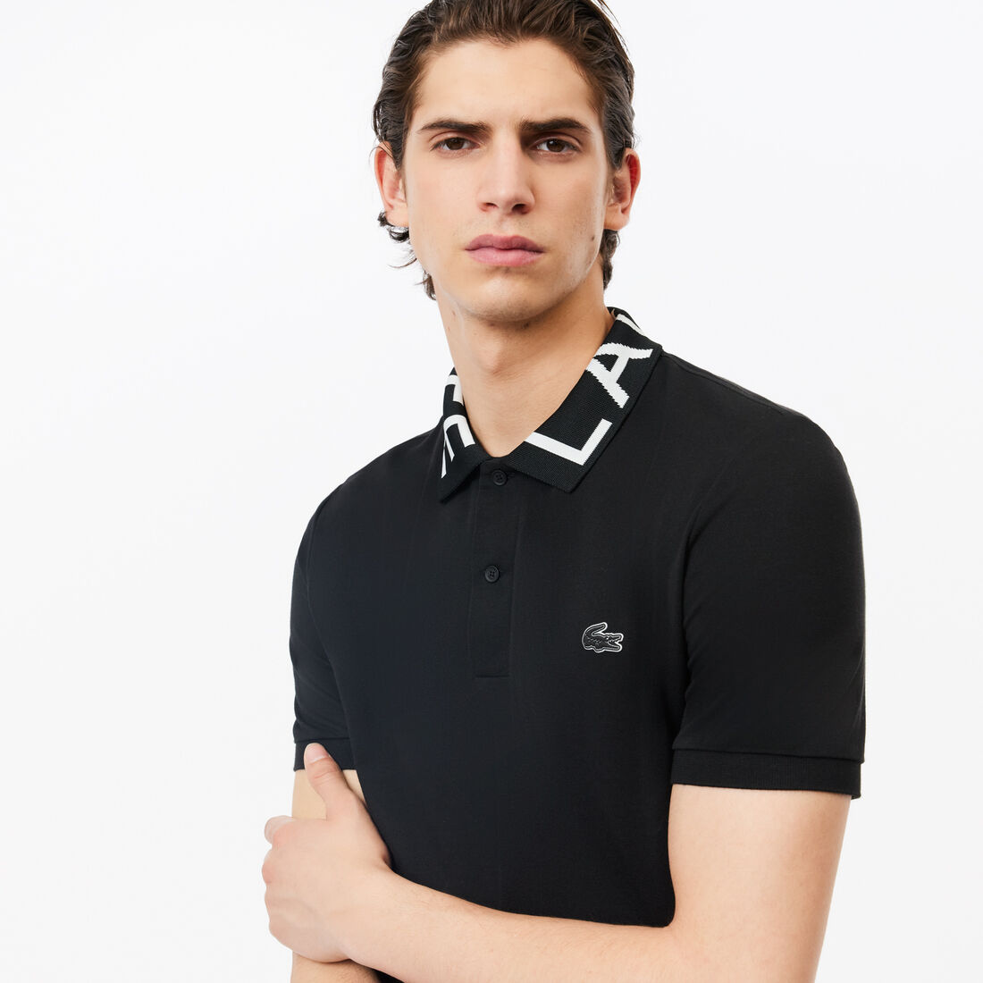 Lacoste Movement Jacquard Collar Polo Lacoste Movement Jacquard Collar Polo