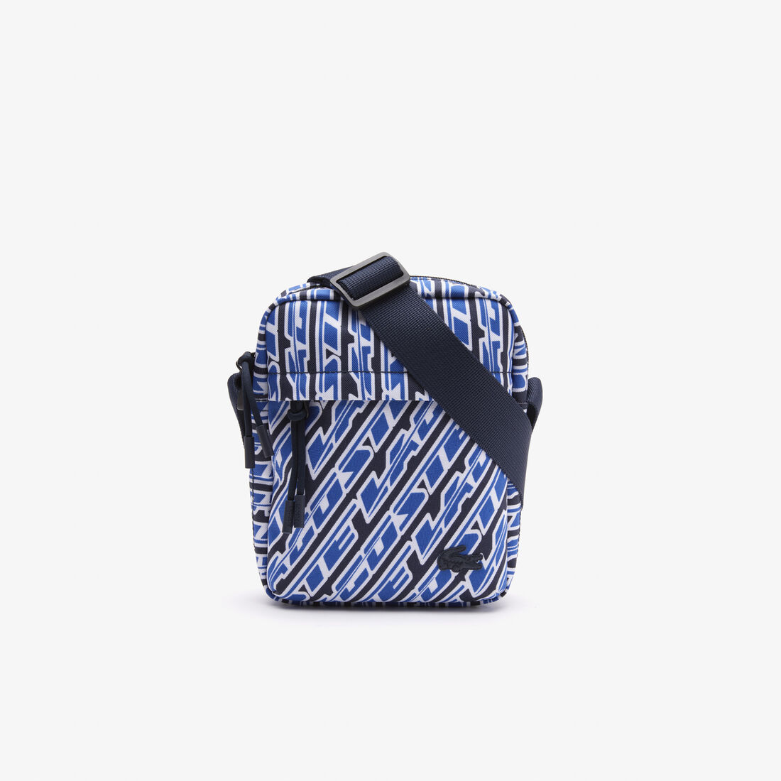 Men’s Lacoste Neocroc Logo Print Vertical Messenger Bag Men’s Lacoste Neocroc Logo Print Vertical Messenger Bag