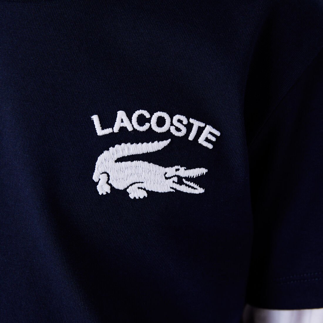 Boys' Lacoste Printed Cotton Jersey T-shirt Boys' Lacoste Printed Cotton Jersey T-shirt