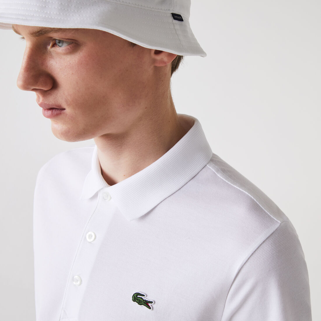 تيشيرت بولو تنس نسيج قطن خفيف بقصة عادية للرجال مجموعة Lacoste SPORT تيشيرت بولو تنس نسيج قطن خفيف بقصة عادية للرجال مجموعة Lacoste SPORT