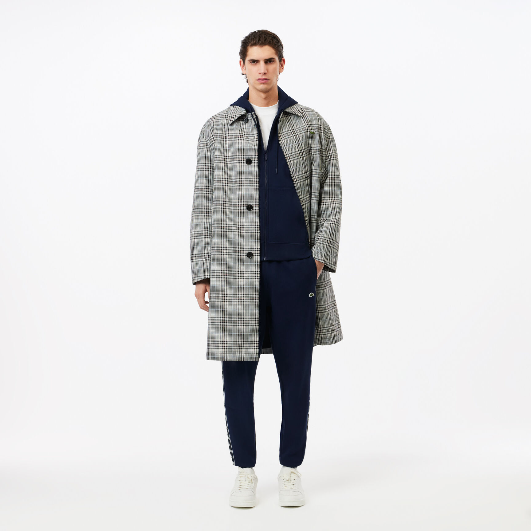 بنطال رياضي بشريط بشعار الماركة