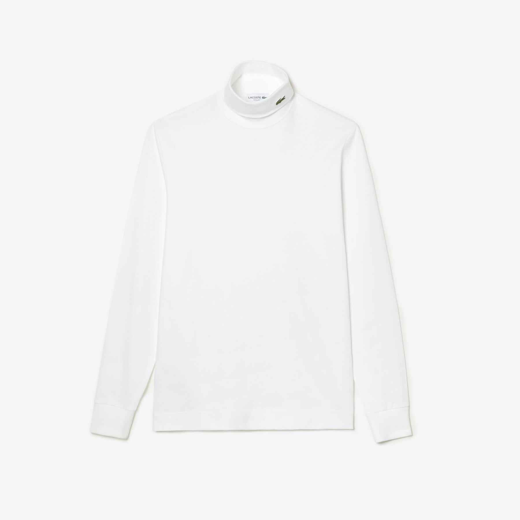 Men's Organic Cotton Turtleneck T-shirt lacoste men s organic cotton turtleneck t shirt
