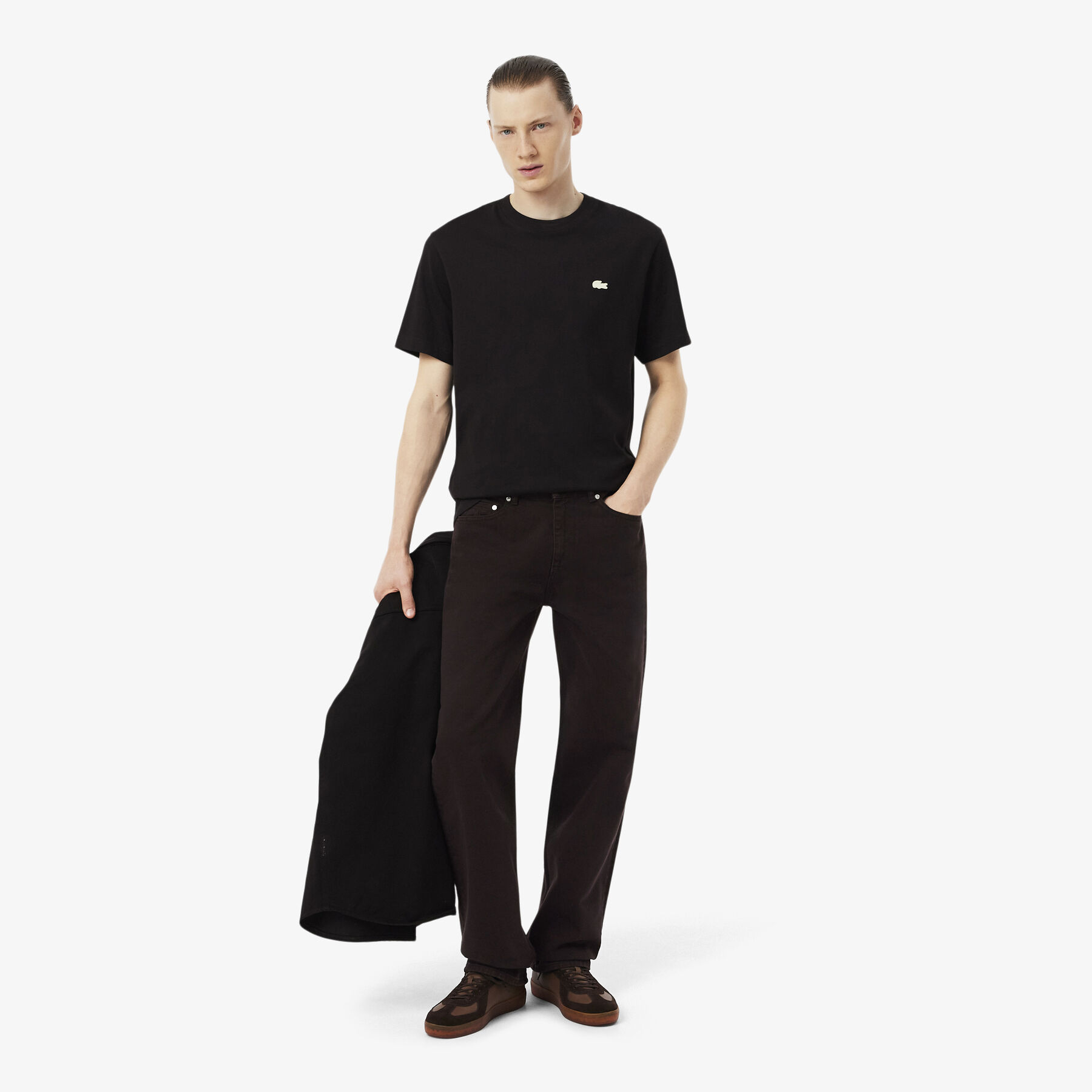5 Pocket Straight Cut Denim Jeans lacoste 5 pocket straight cut denim jeans